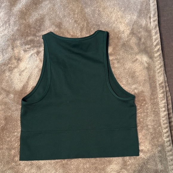 Athleta Dark Green V-Neck Tank Top - Picture 5 of 5